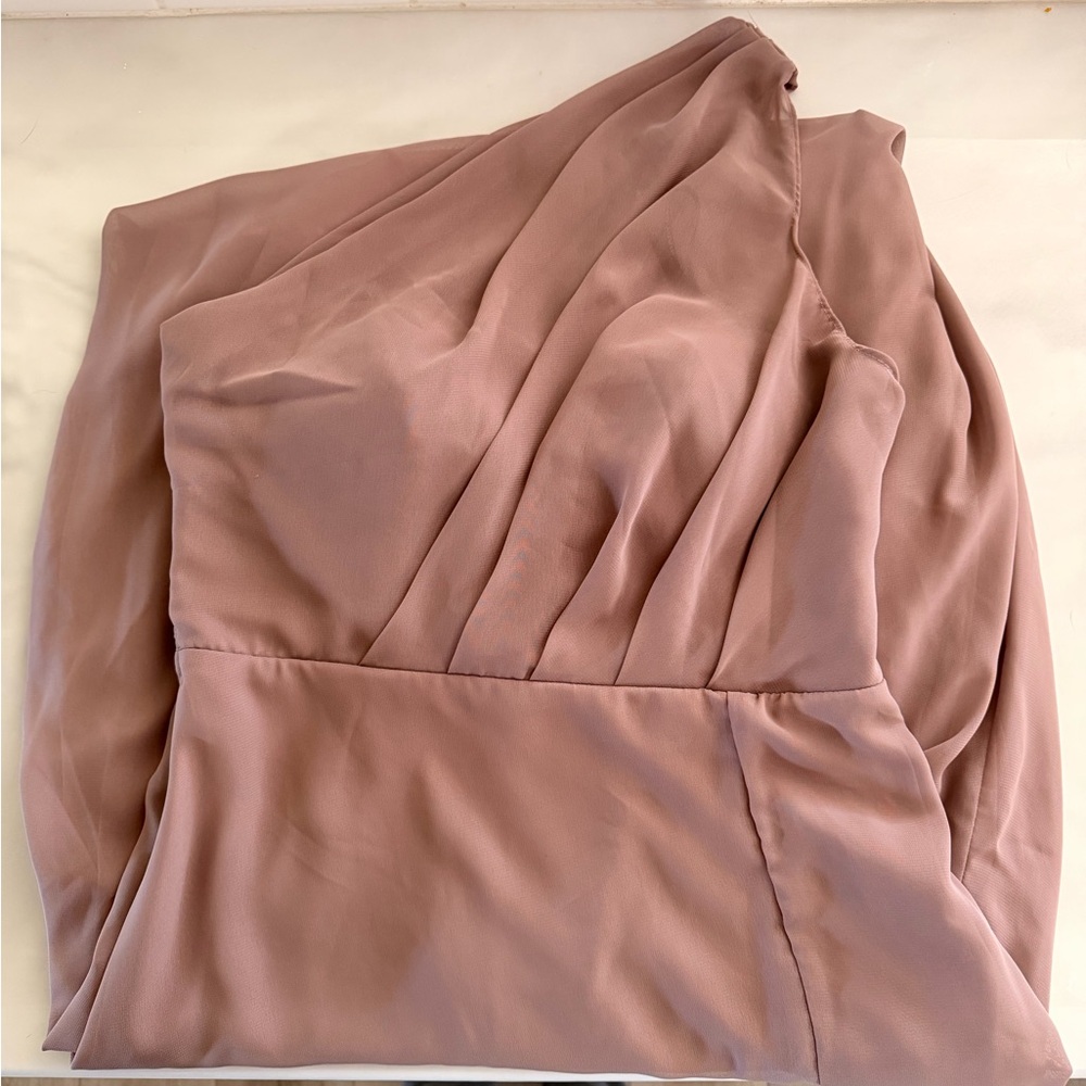 Kira Dress With Slit - Toffee - M / TOFFEE